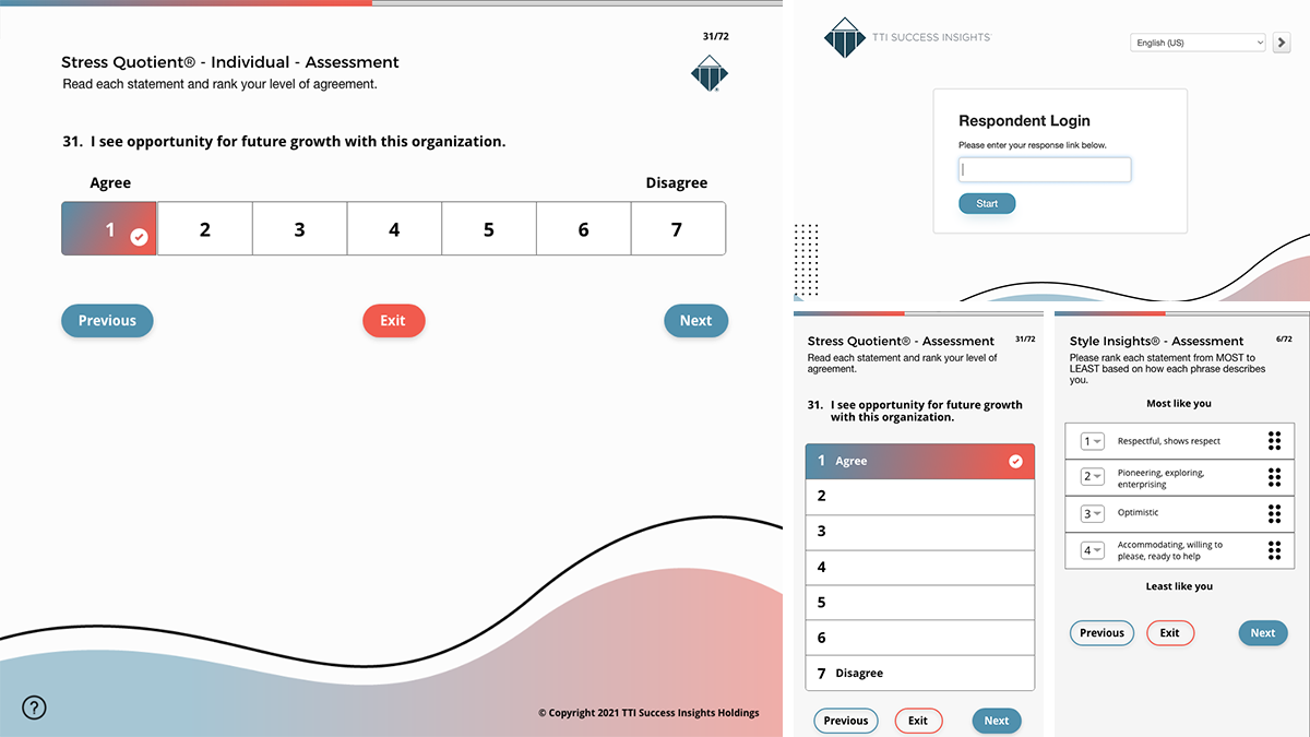 TTI Survey (End-User Assessments)